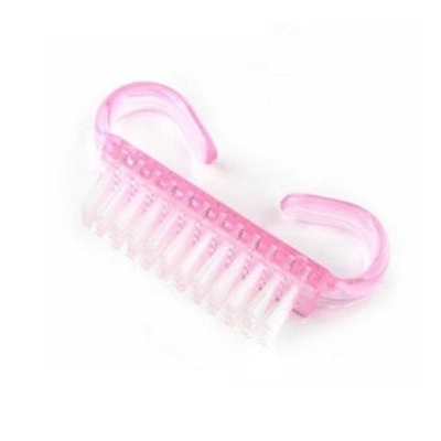belles brosses roses d'art d'ongle de manucure avec la poignée en plastique pratique