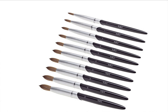 L'art durable de clou de peinture balaye les brosses acryliques kolinsky de clou
