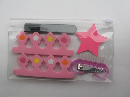 Le faux cloue le kit avec le coupe-ongles argenté, amortisseur en plastique gris de clou