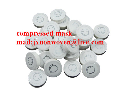 La beauté faciale de soins de la peau de visage de maquillage a comprimé le masque sec de compression de papier de masque
