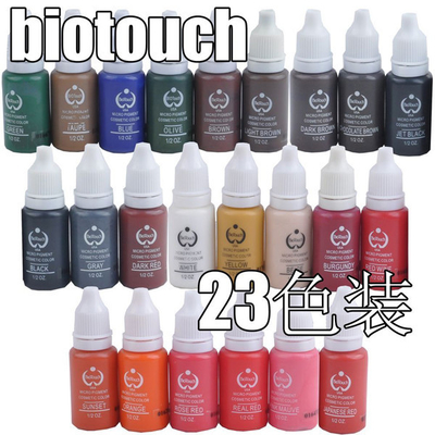 Encre de tatouage de colorant de Biotouch Eyeline de sécurité 23 encres de tatouage de couleurs/maquillage